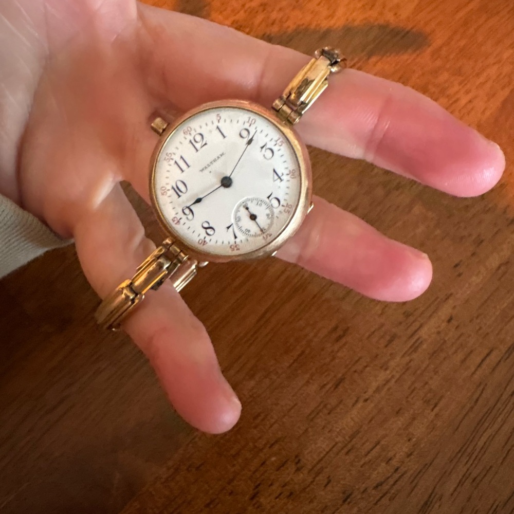Waltham 32 mm 1901 Wrist Watch – Pocket watch conversion rare